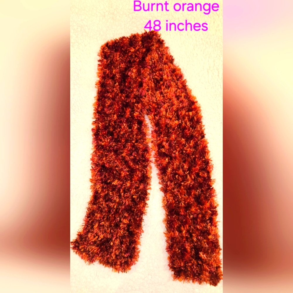 Homemade boa wool scarf